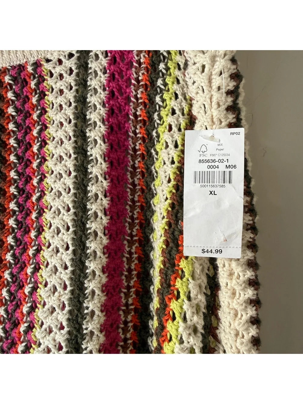 Crochet Beach Cover Up Skirt | XL